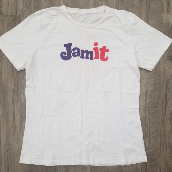 Unknown Tops - JAMWICH "Jam it in your mouth" Unisex T-shirt- S
